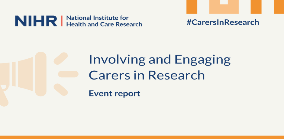 Carers involvement in research